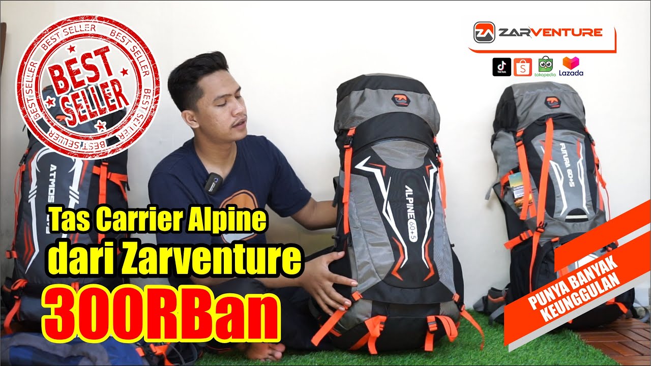 Review Tas Carrier Alpine Zarventure Harga Murah Barang Mewah