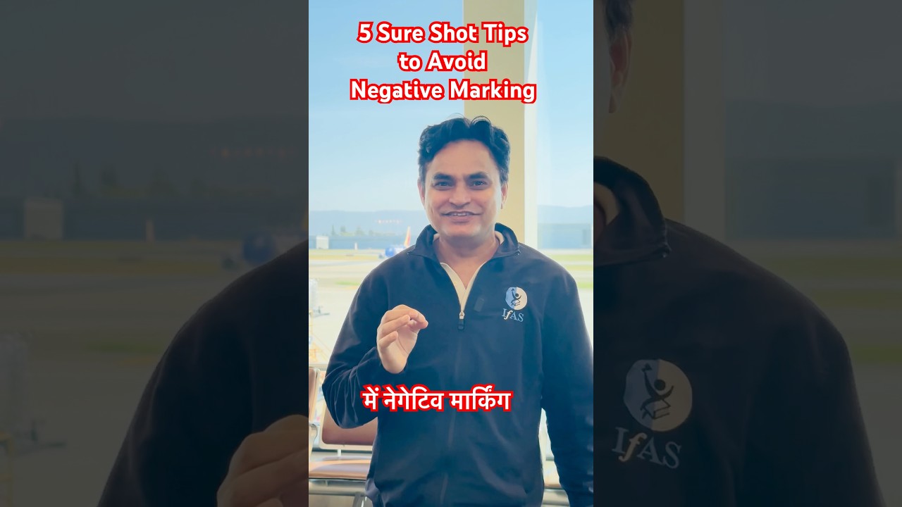 5 Tips to Avoid Negative Marking in CSIR NET Exam 2026! 📝🚀 #ifas #kcsir