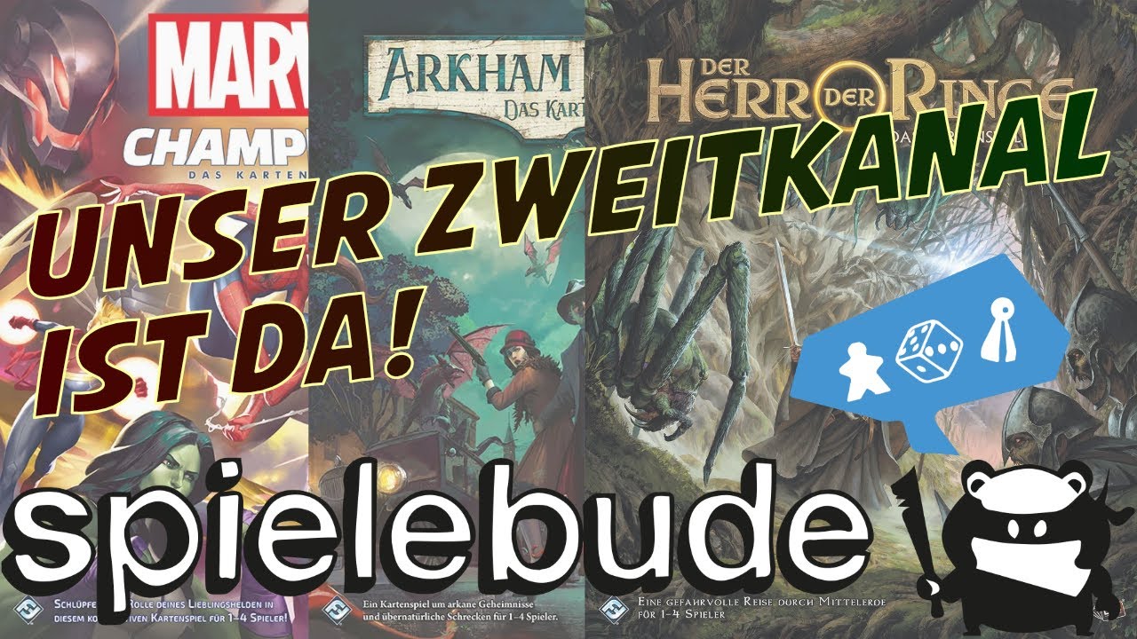 Unser Zweitkanal für Kartenspiele, Brettspiele, Koop und co! | Spielebude
