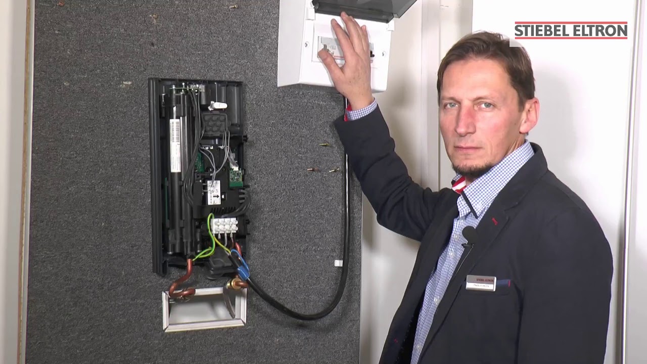 STIEBEL ELTRON - montaż ogrzewacza wody DHE Connect
