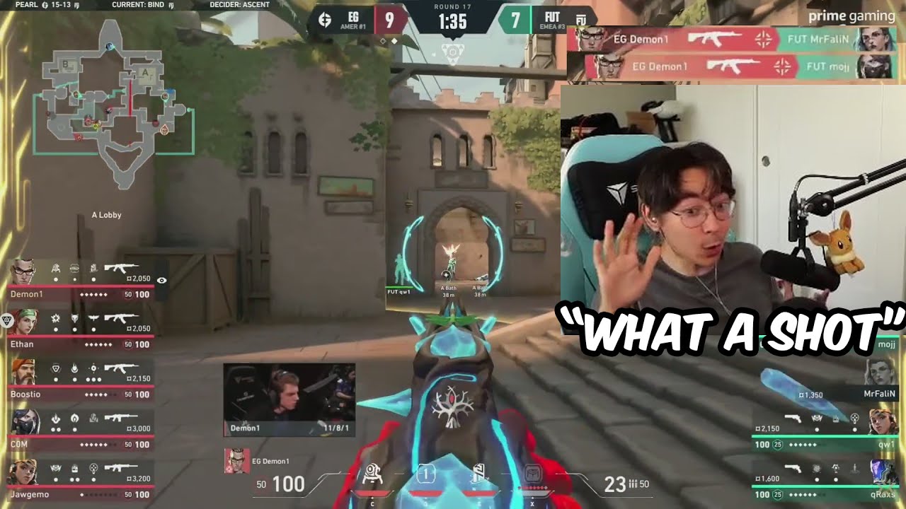 Sen Tenz Reacts To EG Demon1 ONE TAPPING Everyone In VCT Champions