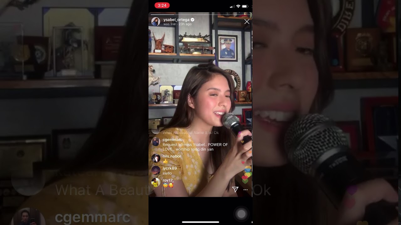 What A Beautiful Name - Hillsong Workship | Cover by Ysabel Ortega - Instagram live
