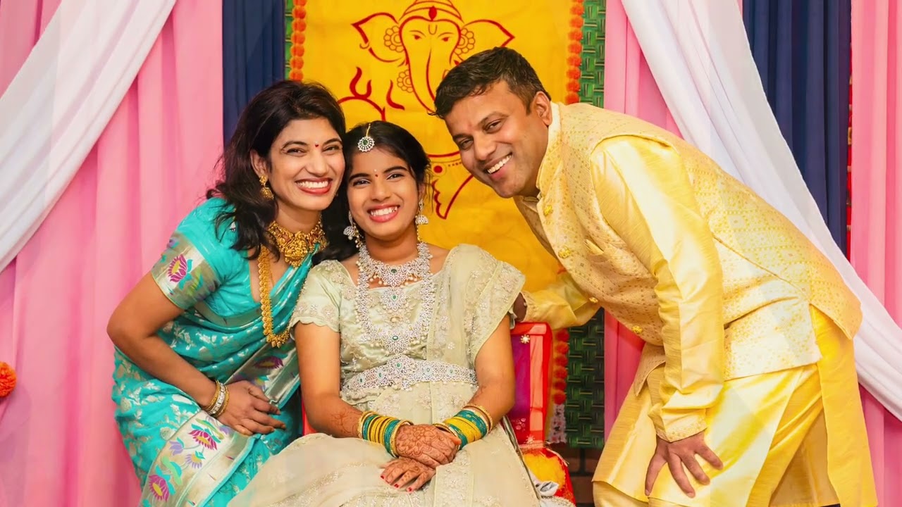 Aarnavi Half Saree Celebration Pictures