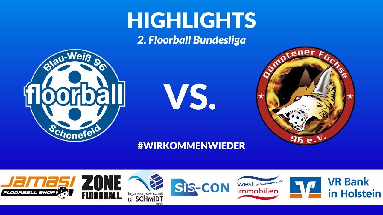 Floorball Highlights: Blau-Weiß 96 vs. Dümptener Füchse | 2. FBL N/W, Saison 2019/20