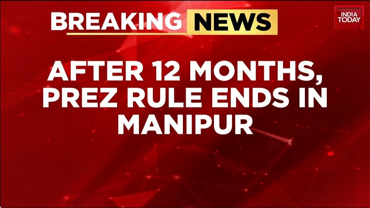 Manipur News: MHA Ends President's Rule As Yumnam Khemchand Singh Is Elected BJP Legislative Leader