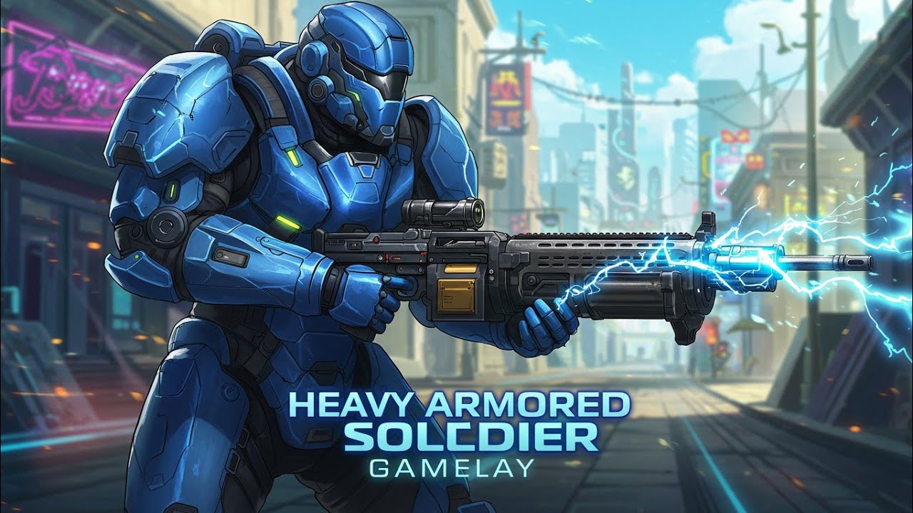 ZOMBIE WAVES | New Hero Heavy Armored Soldier Gameplay