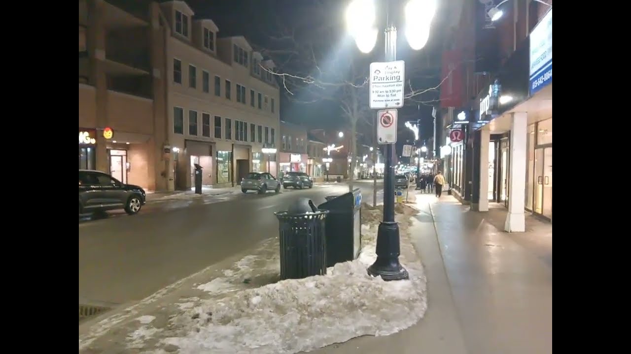 Downtown Kingston at Night #kingston #atnight 