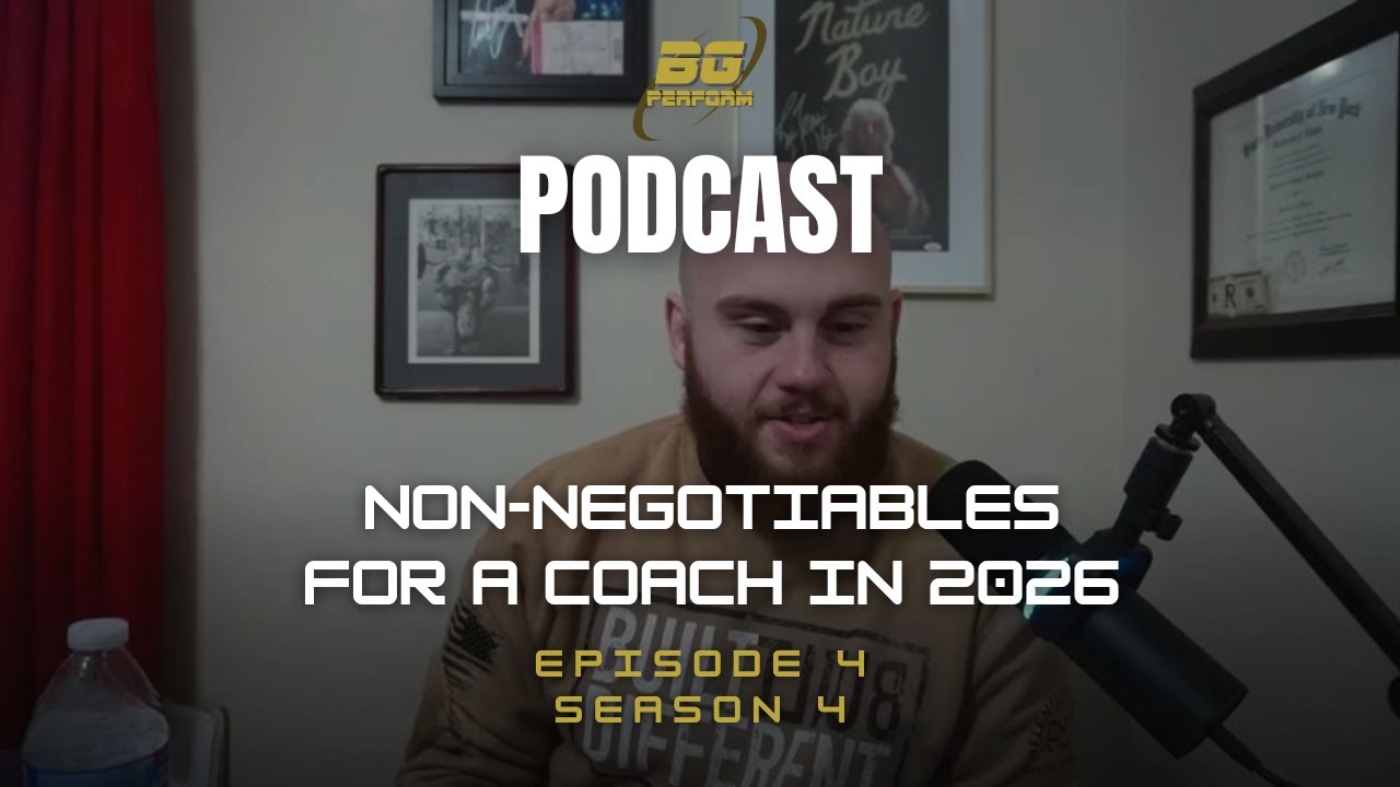 Non-Negotiables For A Coach In 2026