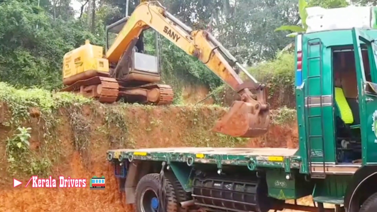 ഇതാണ് ചങ്കൂറ്റം എന്ന് പറയുന്നത് l Loading HITACHI in TATA LORRY l Very Dangerous