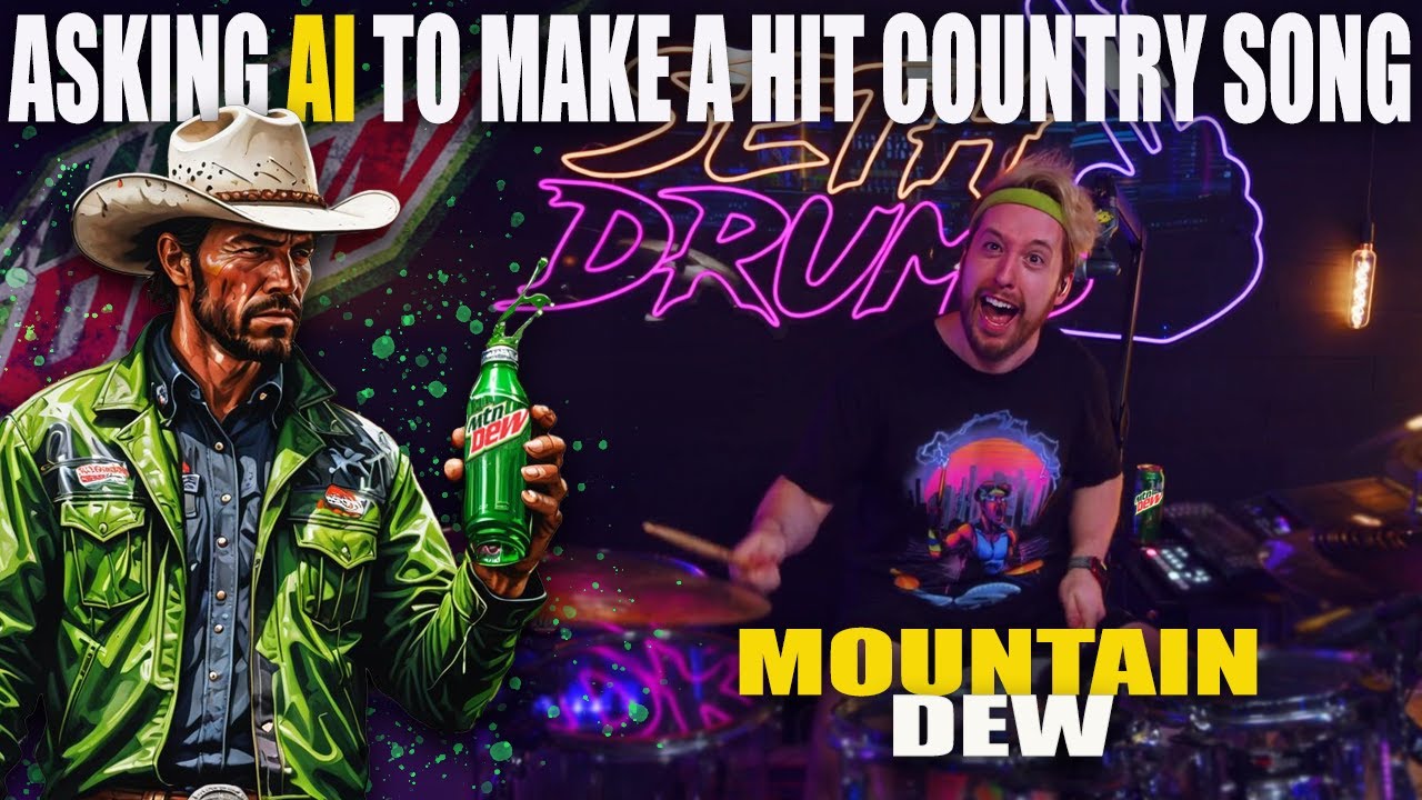 Asking AI To Make A Hit Country Song About Mountain Dew