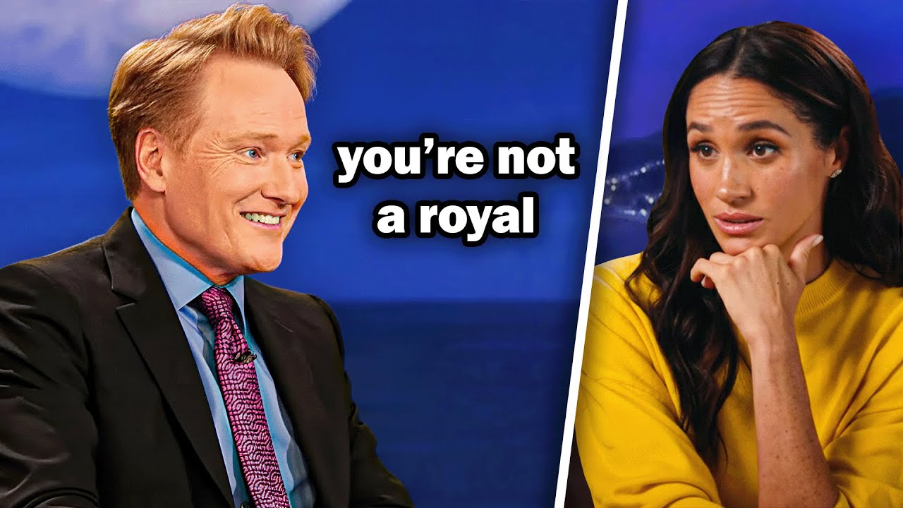 Conan O'Brien Brutally ROASTS Meghan Markle On LIVE TV