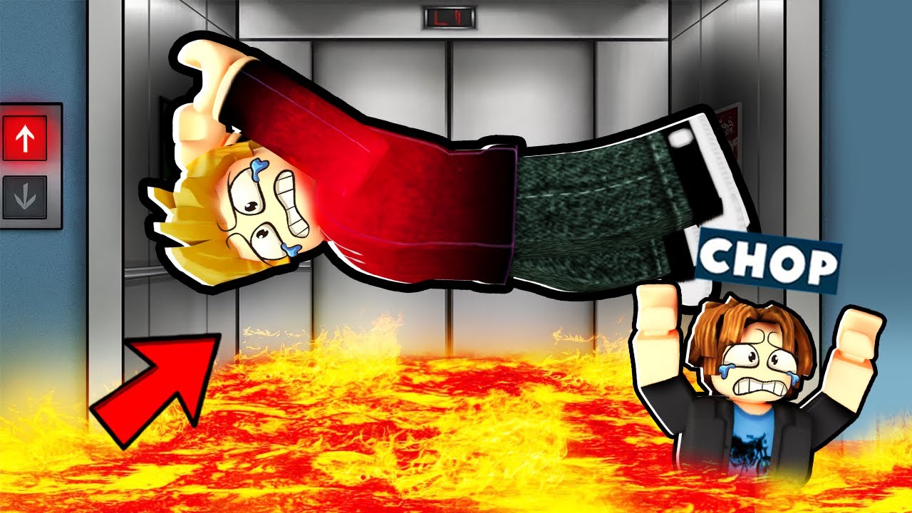 ROBLOX CHOP AND FROSTY SURVIVE 100 PLAYERS FLOOR IS LAVA