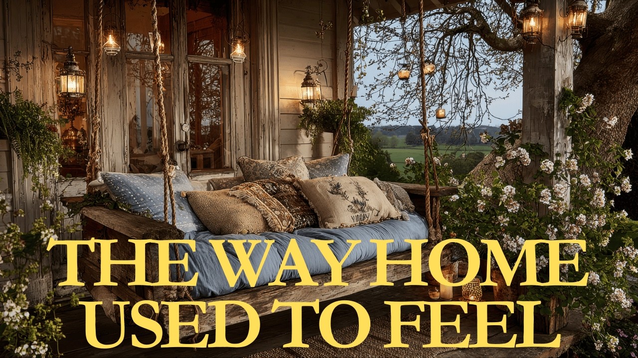 Rustic Soft French Blue & Linen White Serenity | Nostalgic English Cottage Living Memory-Filled