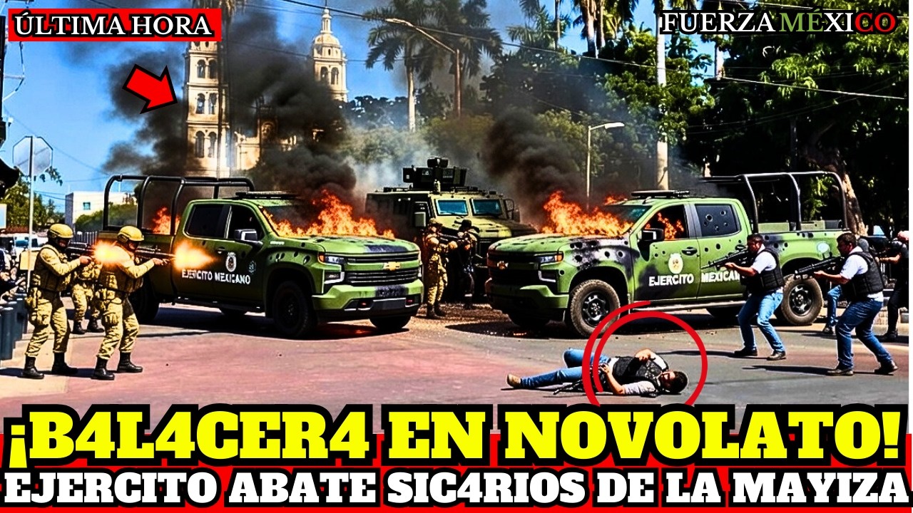 ¡BALACERA EN SINALOA! MARINA DA PISO A SEIS SICARIOS DE LOS MAYOS EN OPERATIVO ARMADO
