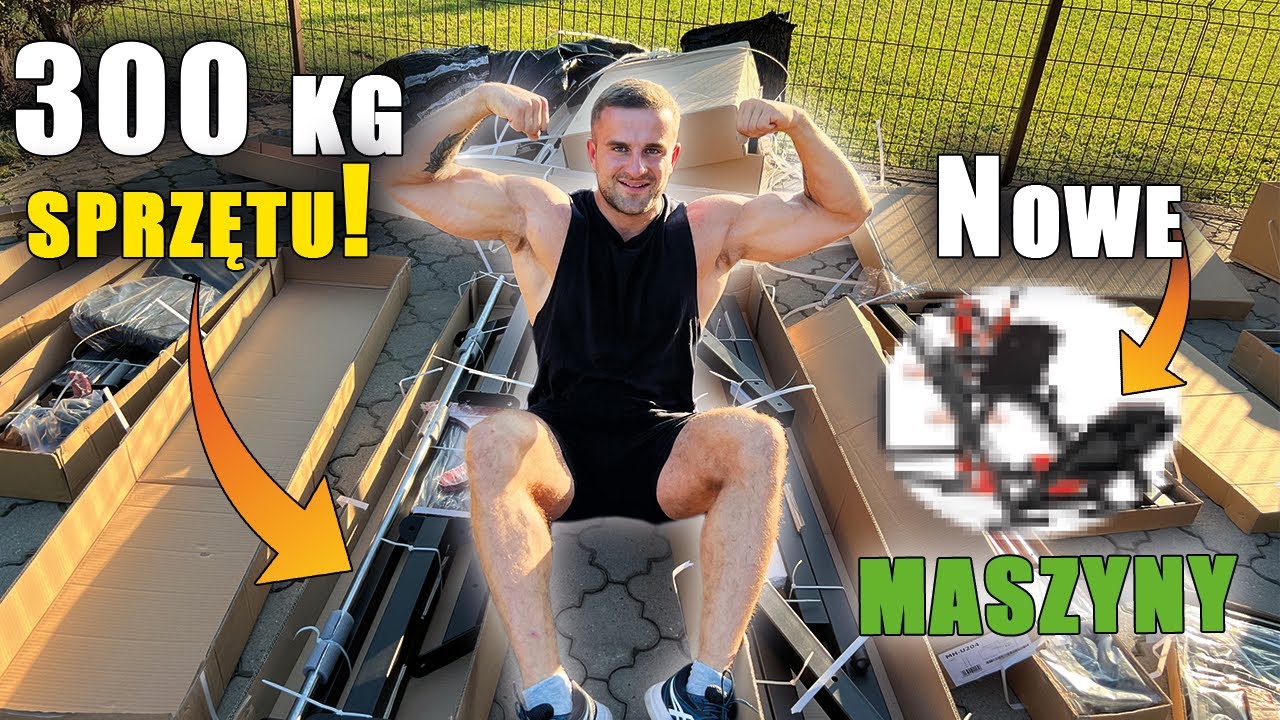 Buduję NOWĄ i WIĘKSZĄ Siłownie Domową: UNBOXING Sprzętu!