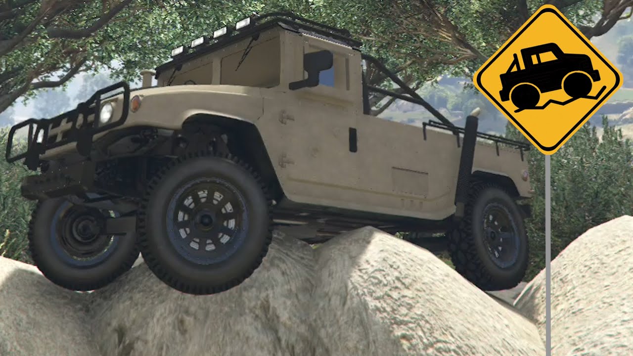 GTA 5 - Off-Road Capability Testing - Mammoth Squaddie