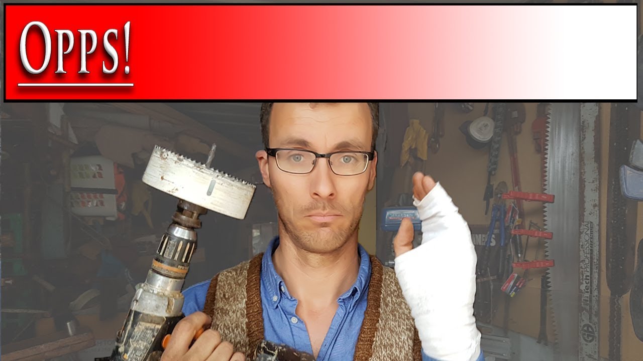 How to use a hole saw without breaking your wrist