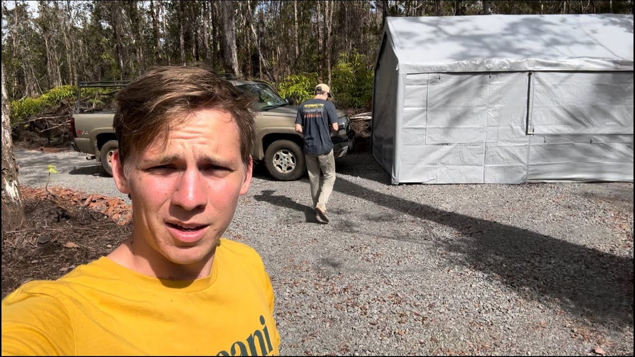 Gay Boyfriends build an off grid tiny house together | Big Island, Hawaii