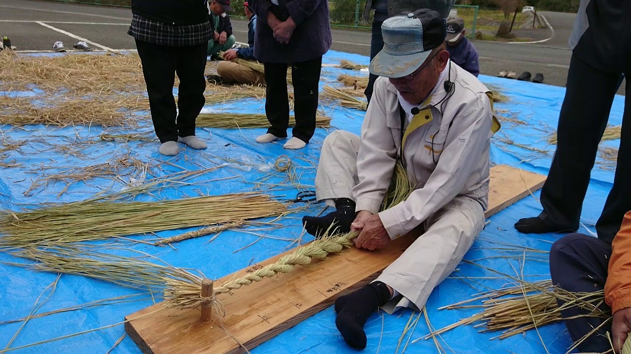 平成29年度 河浦町文化祭 しめ縄講習会