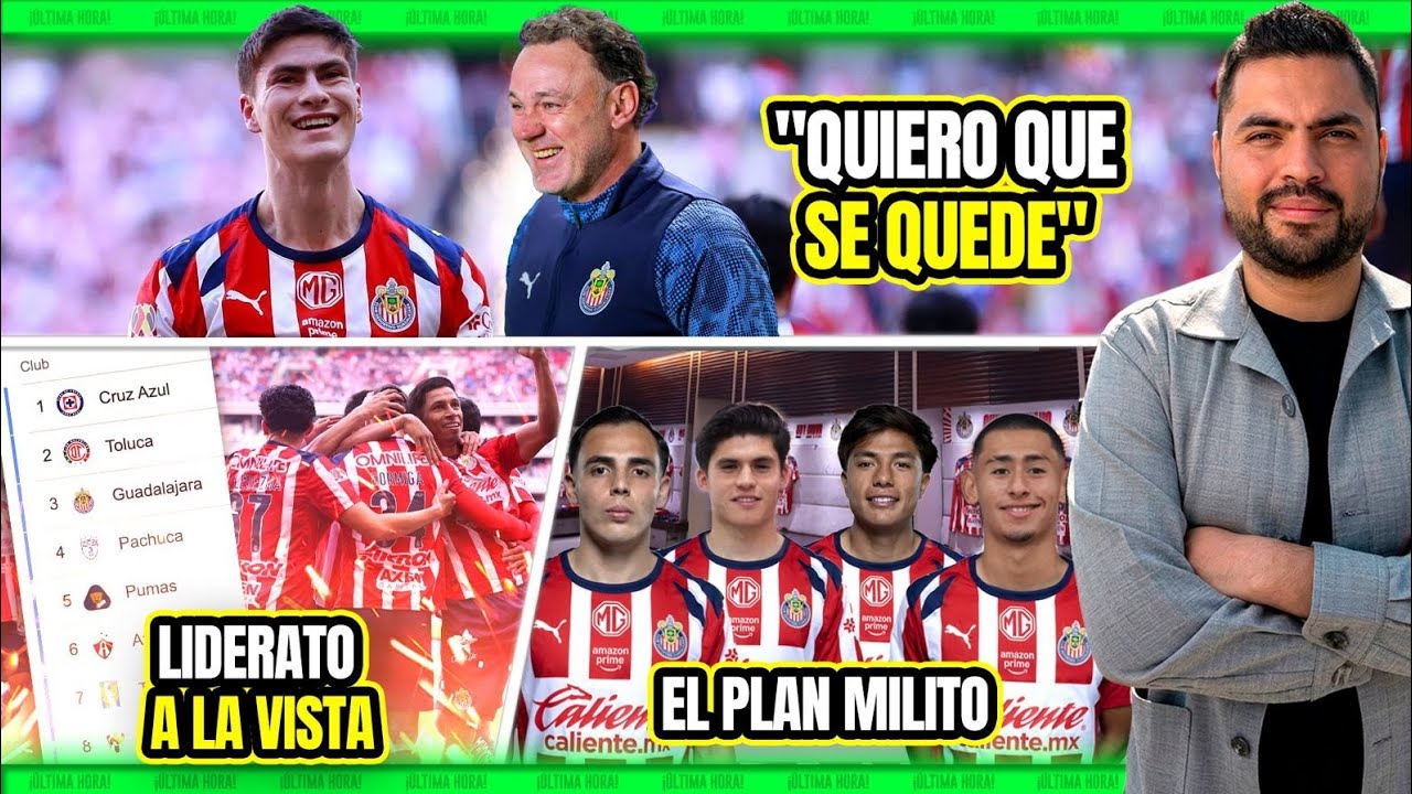 ⚠️ MILITO FUE CONTUDENTE SOBRE RUMORES EUROPEOS DE HORMIGA. Toluca y Cruz Azul abren puerta a Chivas