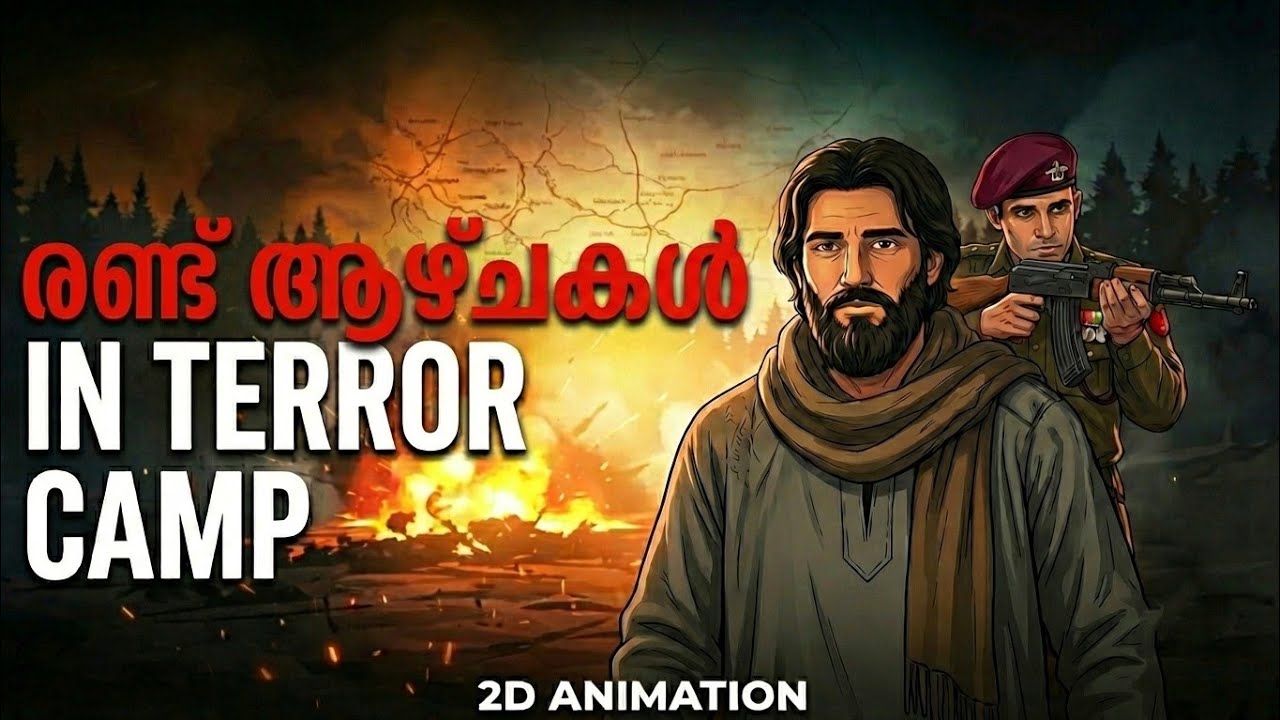 Indian Undercover Para SF Officer  The Spy Who Destroyed Hizbul Mujahiden | 2D Animation | Malayalam