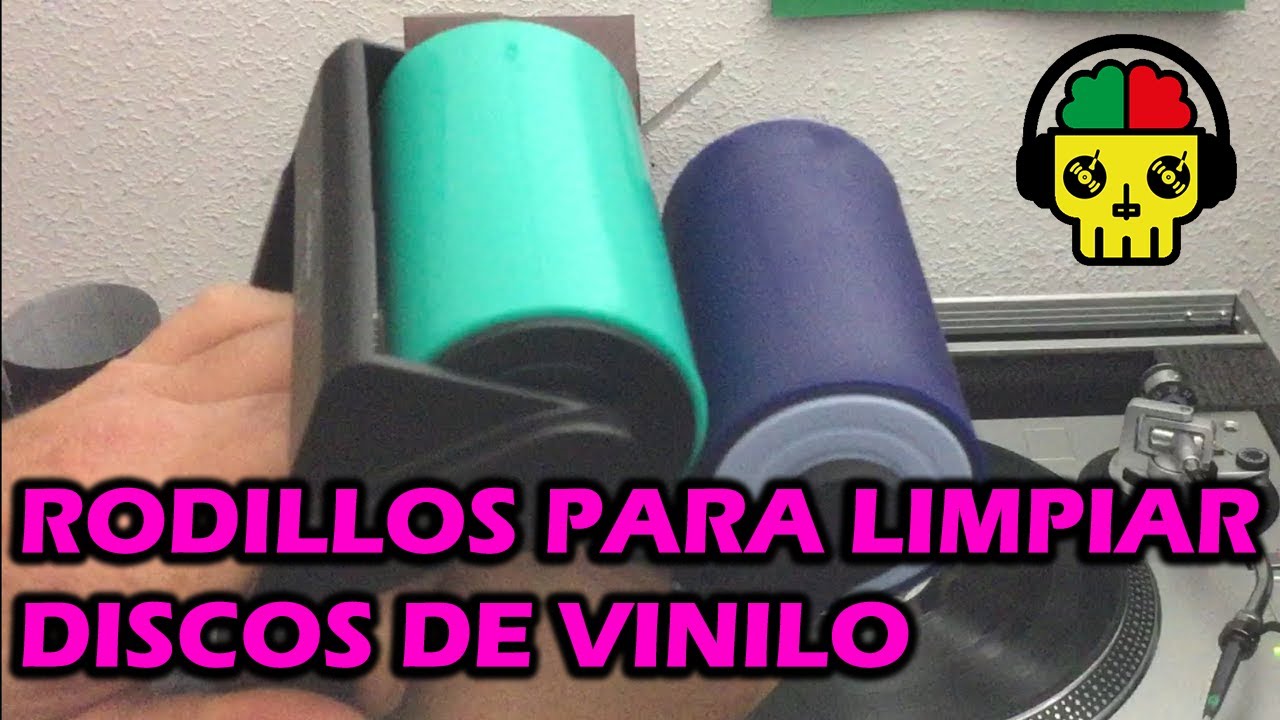 Rodillos de limpieza para discos de vinilo. In The Groove & DeDuster 3345