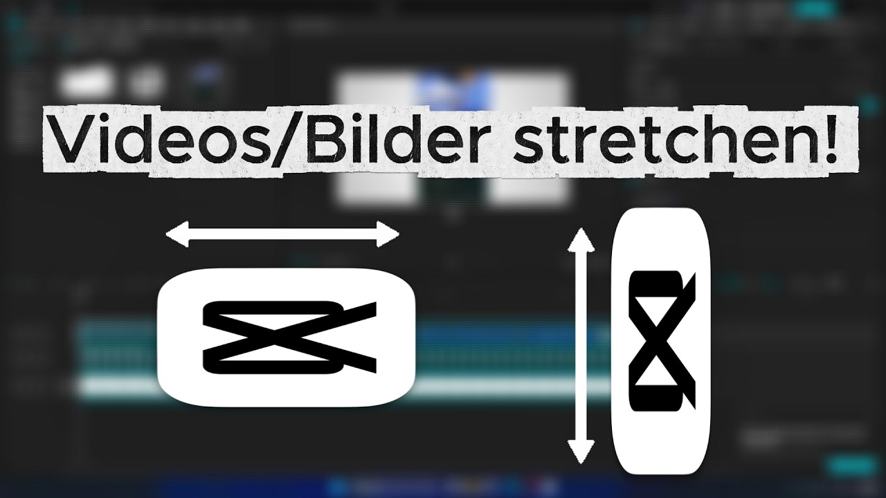 Videos und Bilder in CapCut Stretchen - Schnell und Einfach!