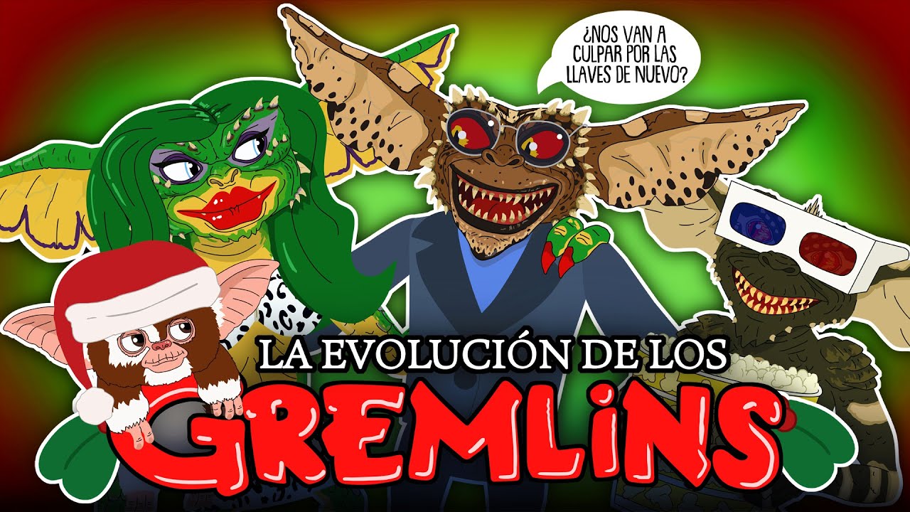 La Evolución De Los GREMLINS (ANIMADA)