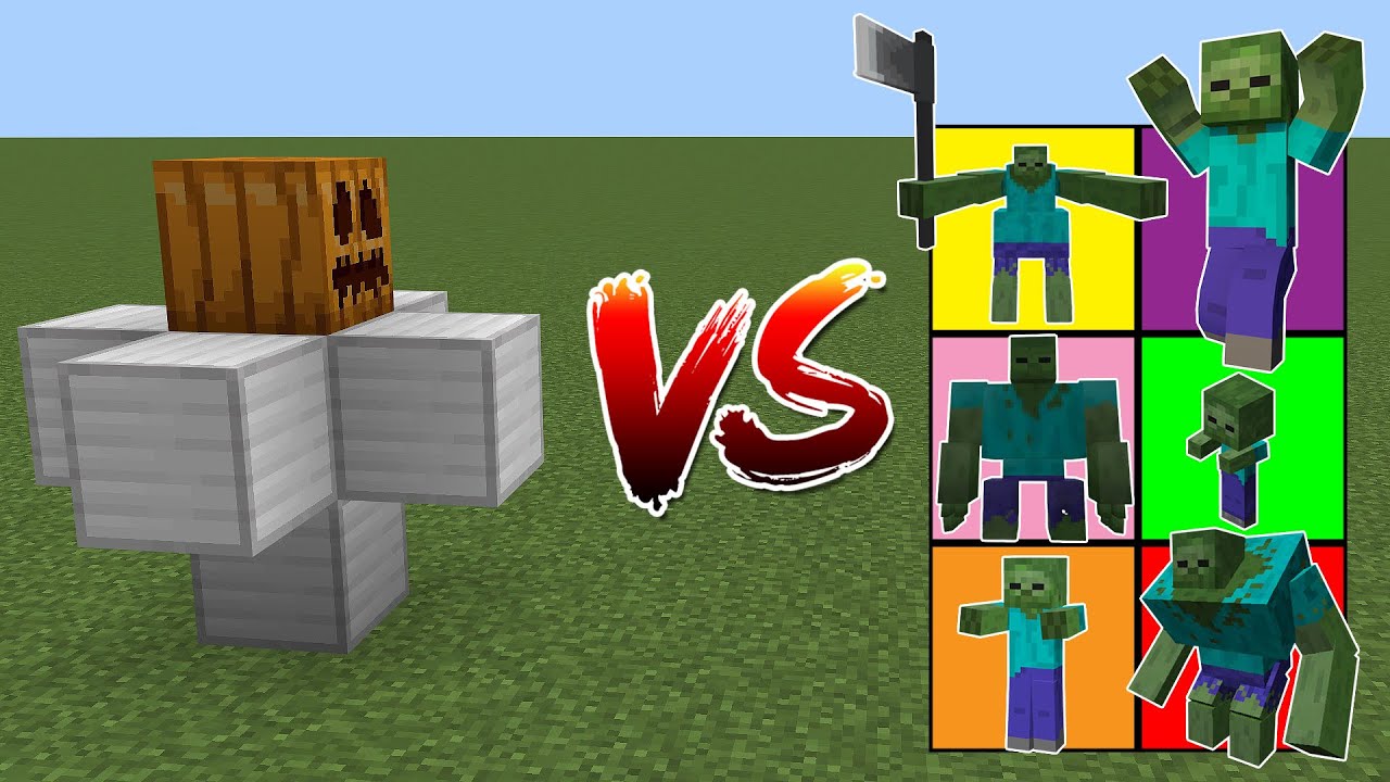 Helicopter Golem vs ALL Zombies