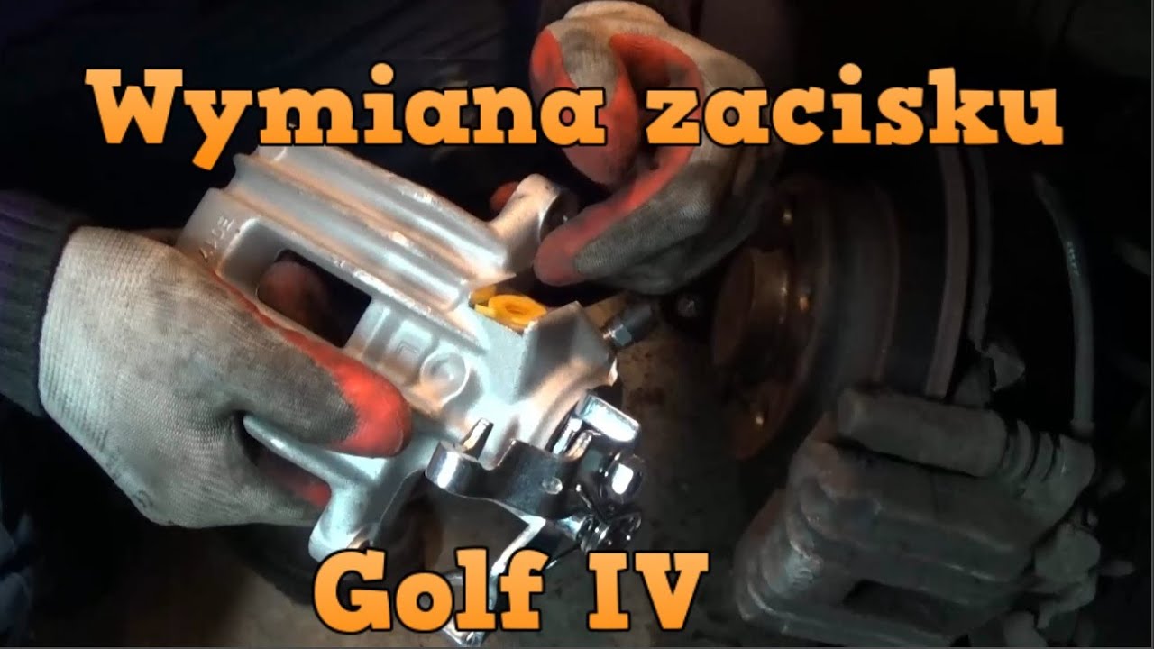 Wymiana zacisku hamulcowego (lewy tył) - Golf IV