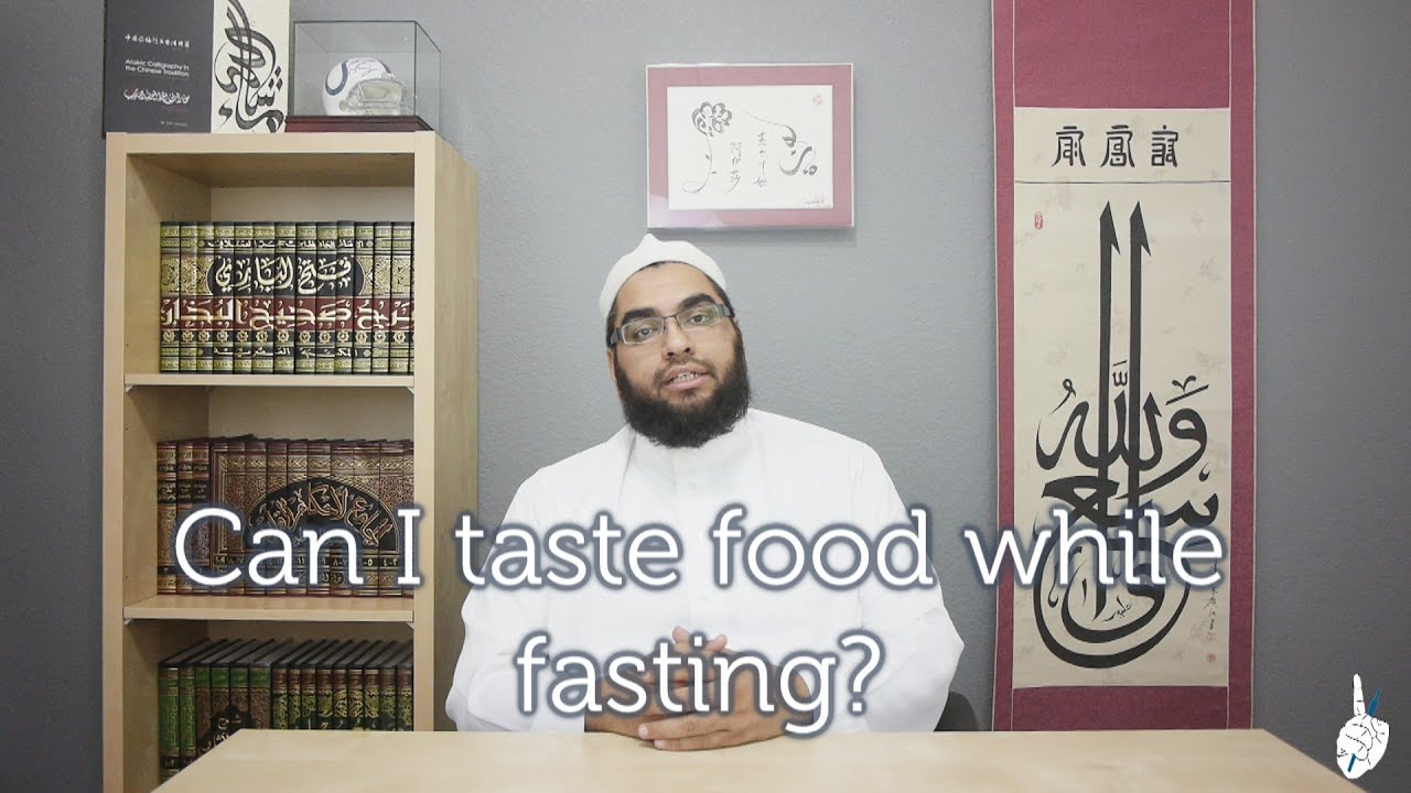 Can I taste food while fasting?