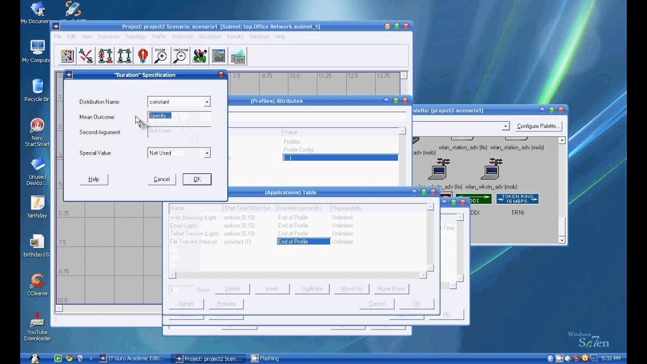 8. ESS WLAN Opnet Simulation