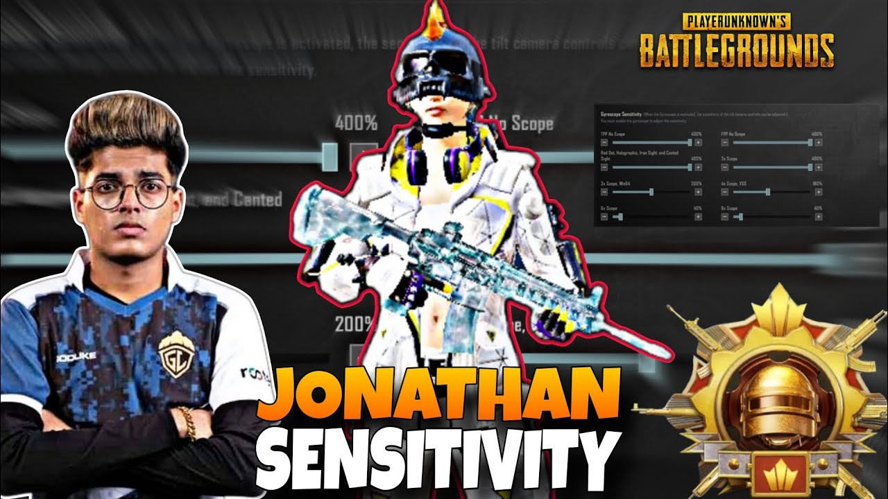 JONATHAN GAMING | Sensitivity Settings |  Bgmi Sensitivity Settings | Jonathan Sensitivity 2026