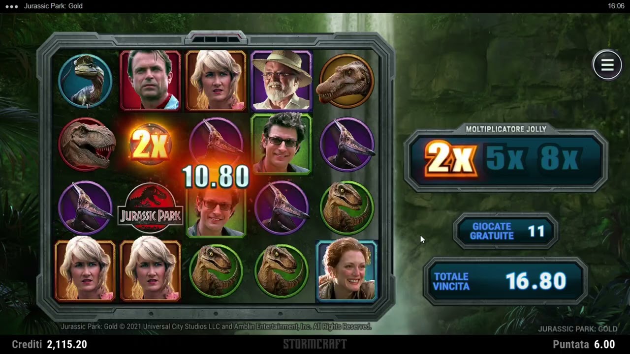 Slot Jurassic Park Gold