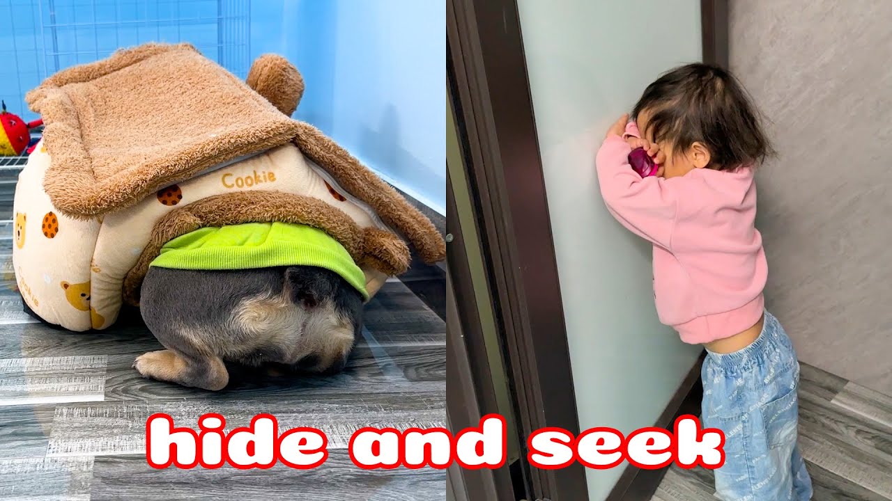 Can't help but laugh when Mun plays hide and seek with family