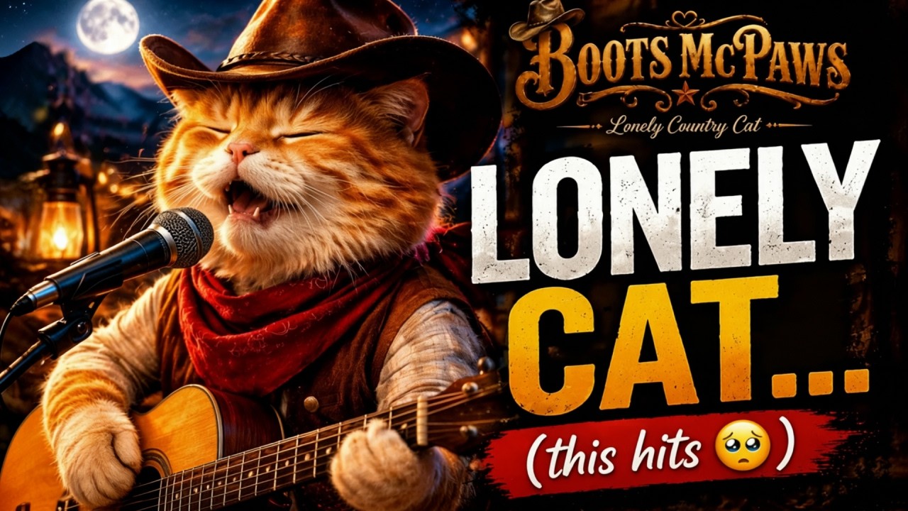 Одинокий деревенский кот - Бутс МакПоу | Официальный видеоклип Meowsic 🎸🔥
