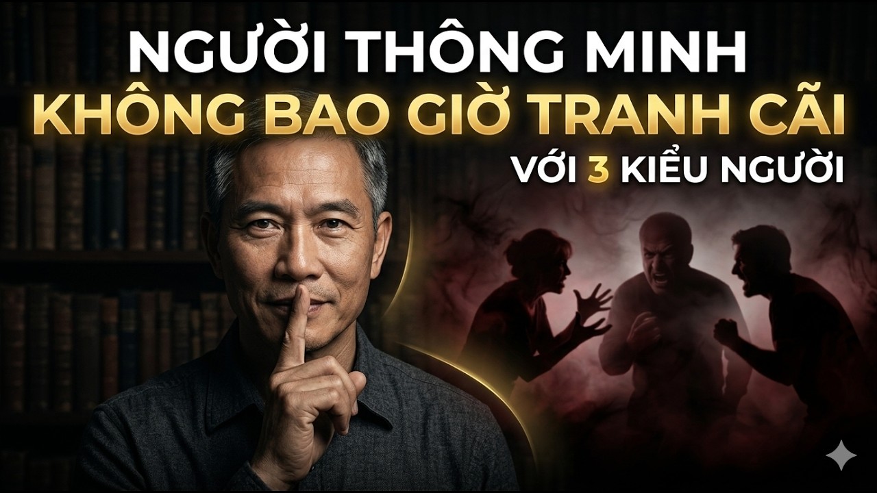 NGƯỜI THÔNG MINH KHÔNG BAO GIỜ TRANH CÃI VỚI BA KIỂU NGƯỜI