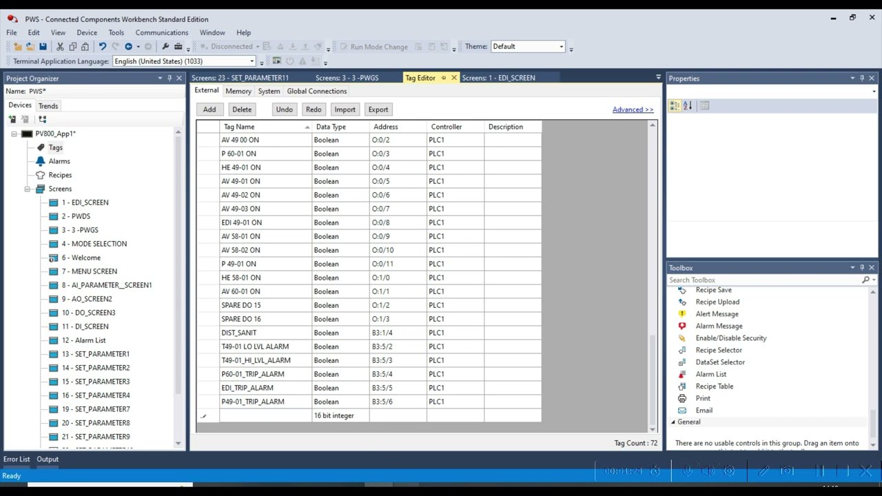 How to add Alarms in PanelView 800 HMI                          #PANELVIEW800_ALARM