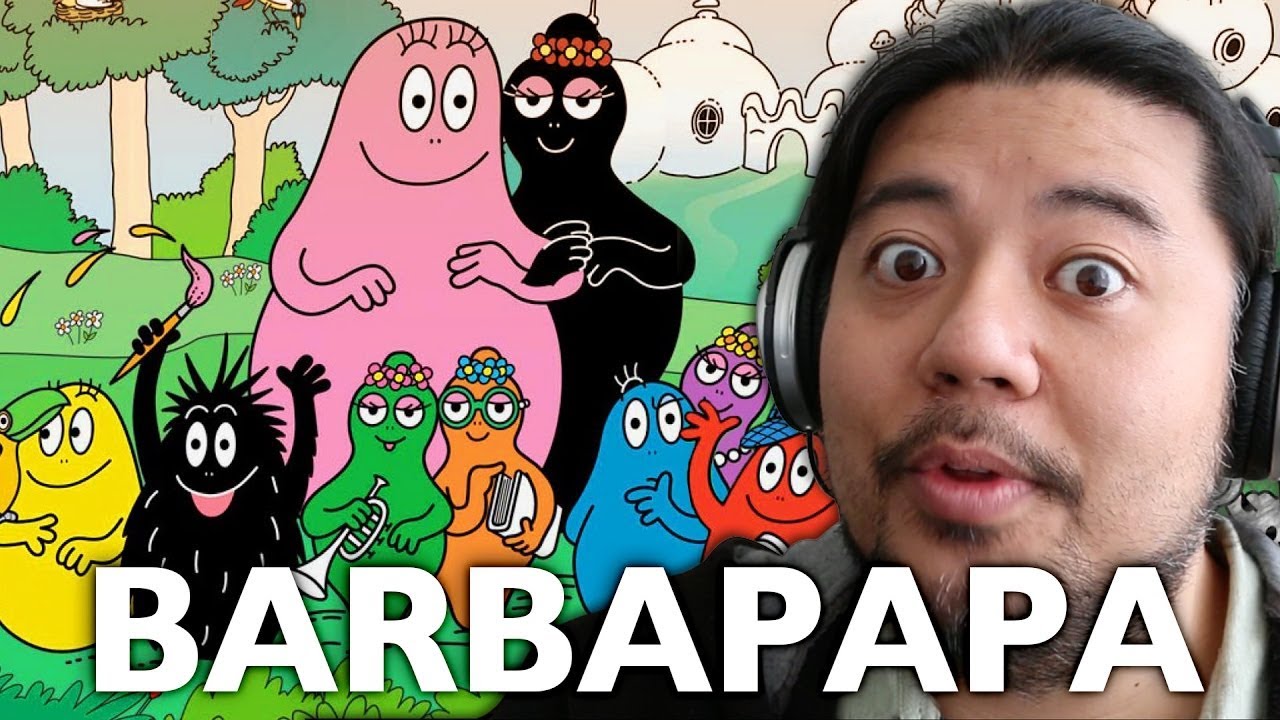 Forgotten TV Shows Barbapapa 1974 Cartoon Review - Mega Jay Retro