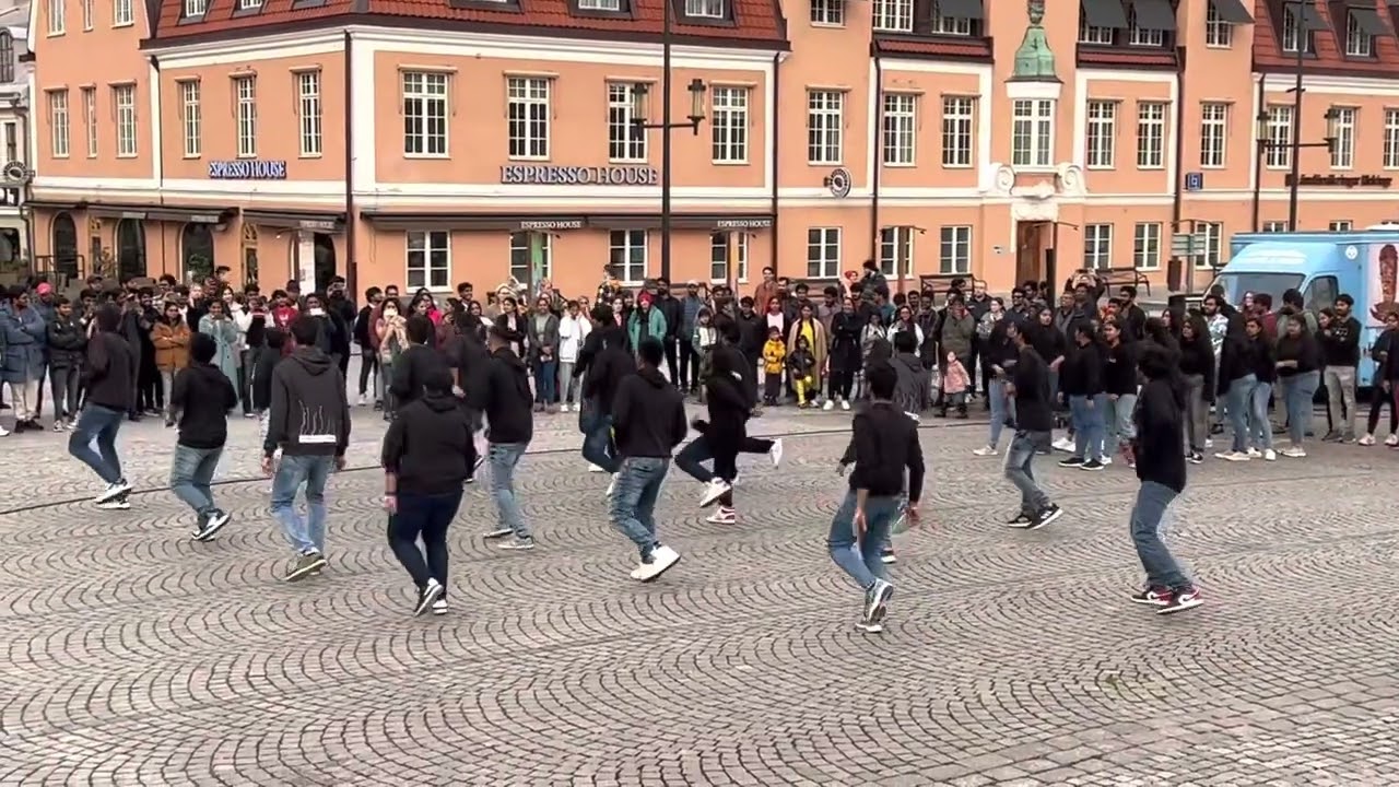 Indian flashmob bollywoodstyle Karlskrona 20221112