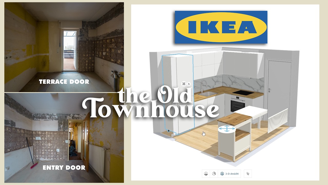 Я спроектировала нашу маленькую кухню с помощью планировщика IKEA - House Renovation Update.