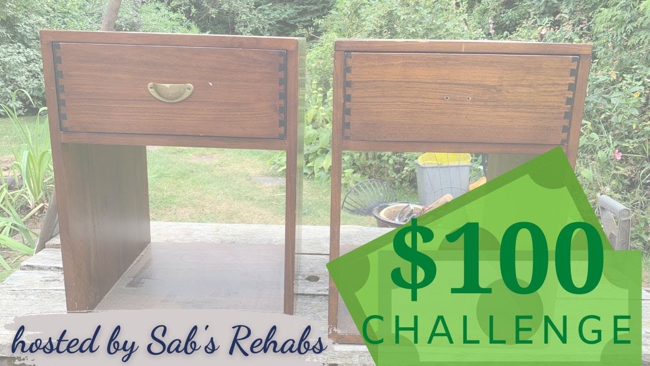 $100 CHALLENGE // Flip Furniture with only $100 #furnitureflip #upcycle