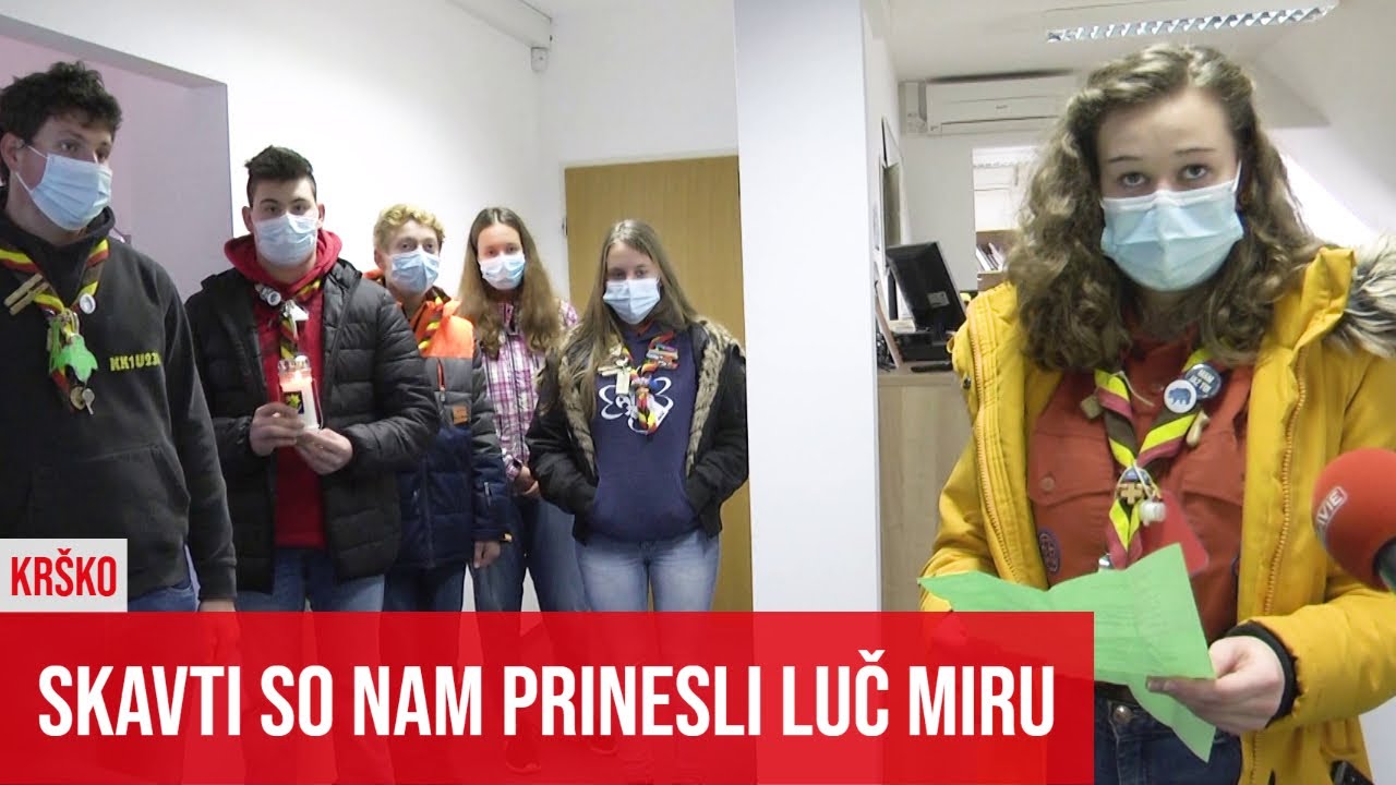 KRŠKO: Skavti STEG Krško 1 so nam prinesli Luč miru iz Betlehema
