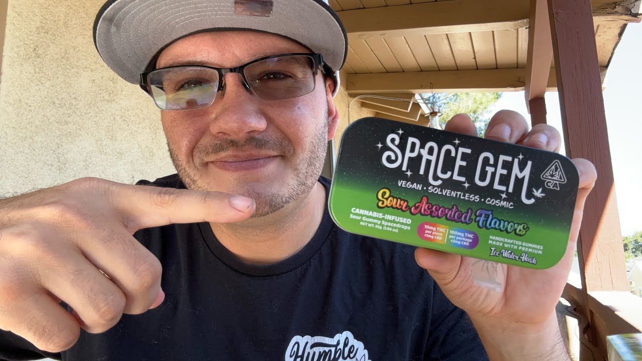 Official Space Gem Solventless Ice Water Hash Vegan Gummies Review Ft. Sour Assorted Flavors