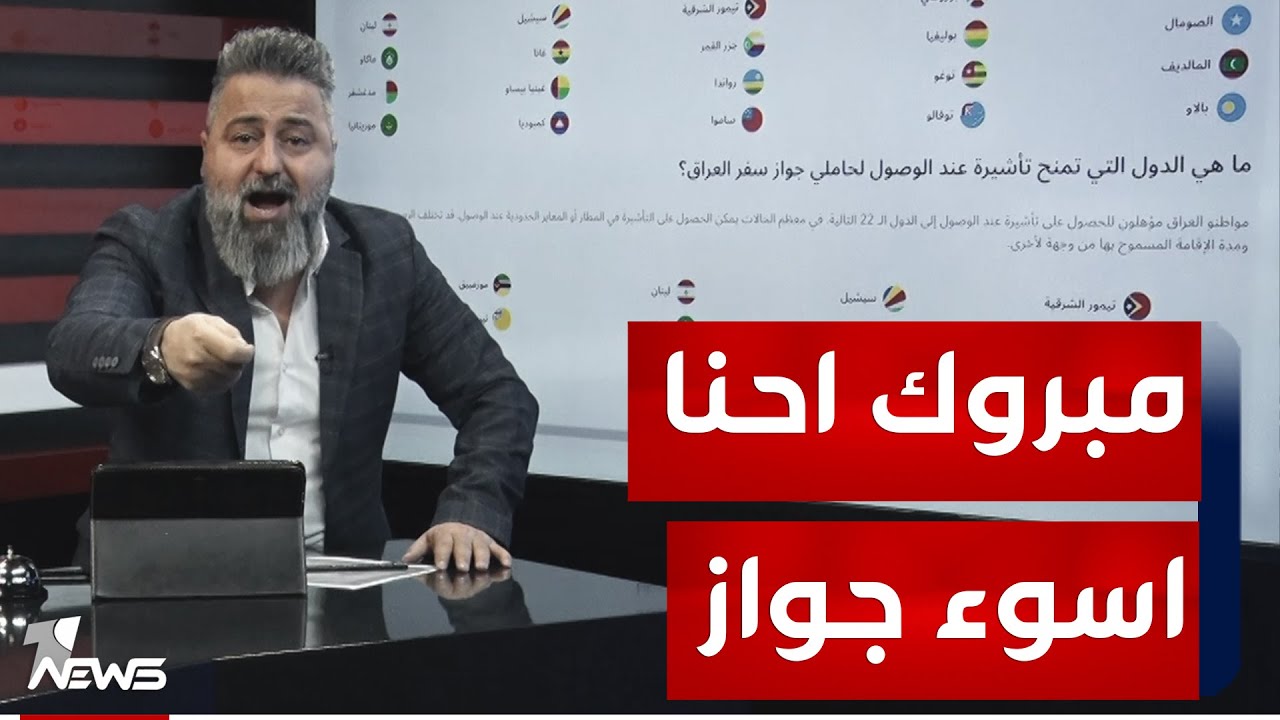 الجواز العراقي قبل الأخير بعد أفغانستان | #بمختلف_الاراء مع قحطان عدنان