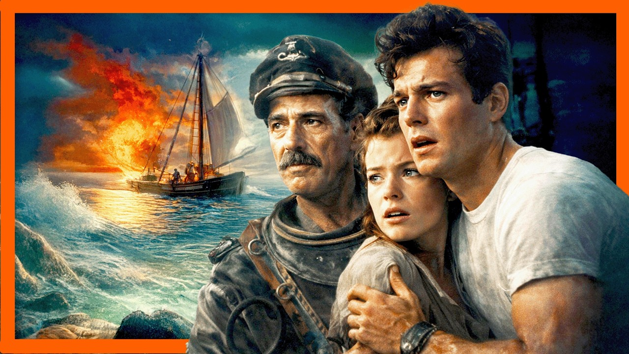 🎬 Под рифом в 12 миль (1953) | Классическая приключенческая драма | Подводный экшен 🌊⚓ | HD