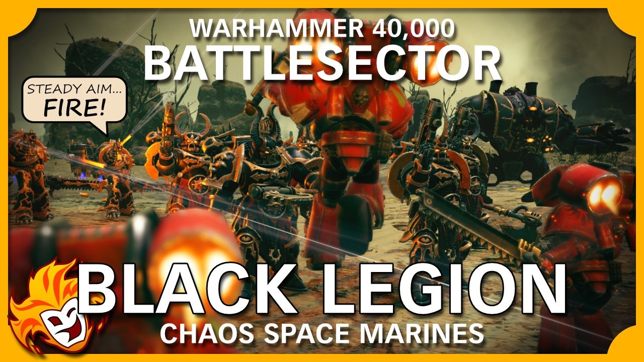 BLACK LEGION ~ The Chaos Marine DLC for Warhammer 40k Battlesector