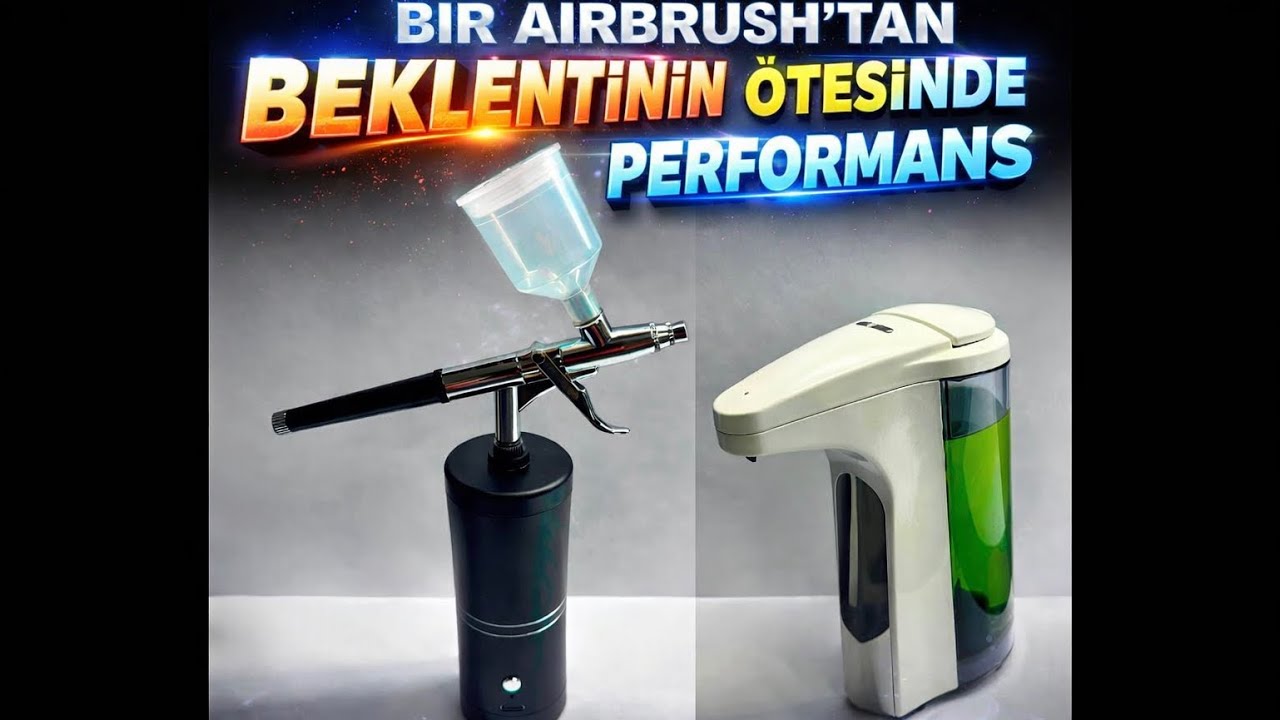AIRBRUSH İLE BOYA  NASIL UYGULANIR  VE HAZIRLANIR 