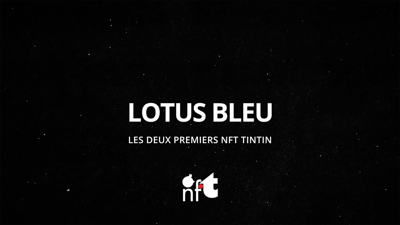 La collection officielle des NFT Tintin