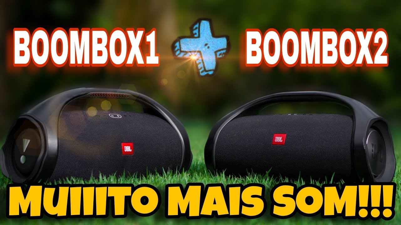 Como Conectar As JBL Boombox 1 e  boombox 2! ( Port - Br )
